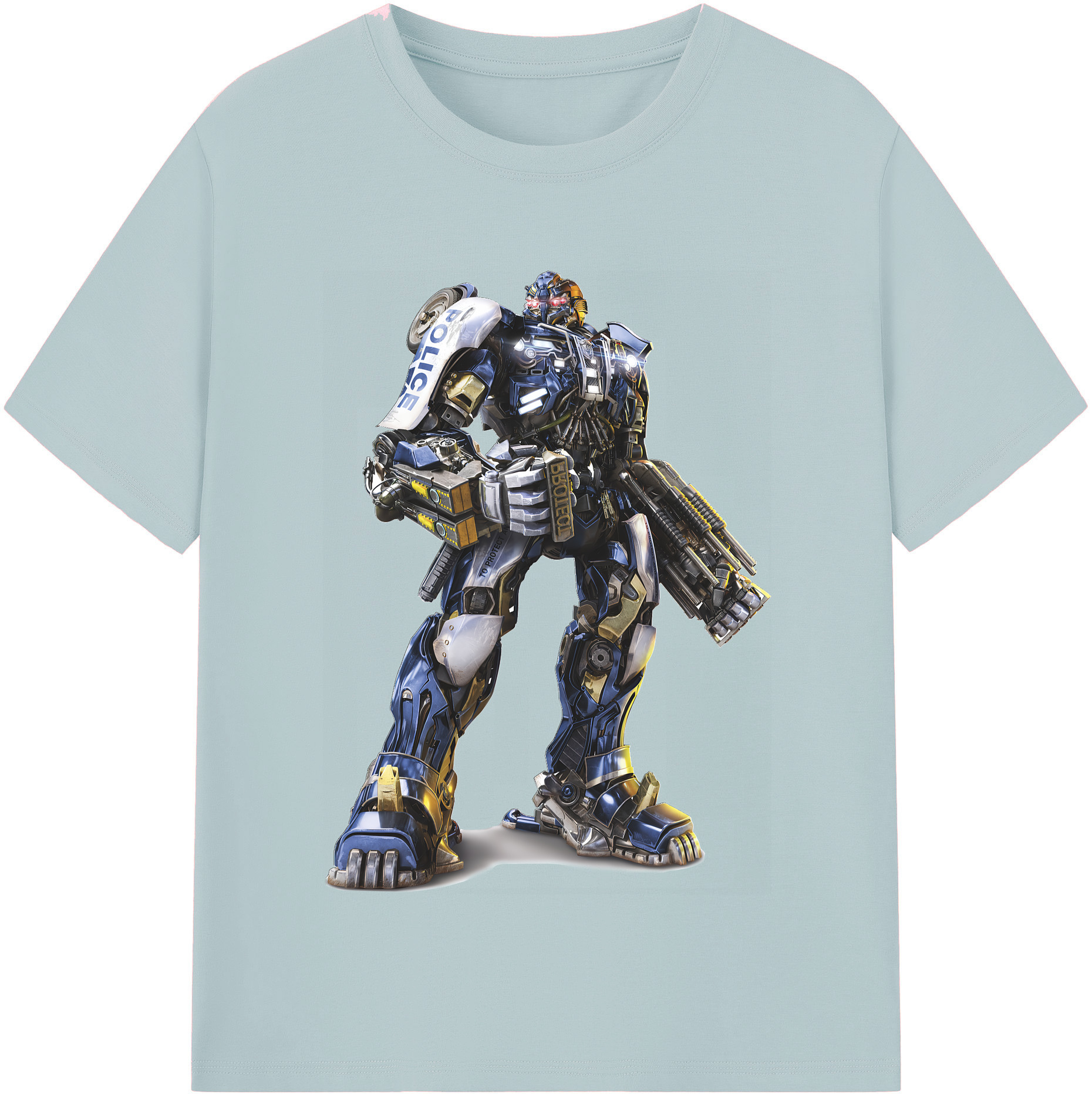 （画像用） Transformers トランスフォーマー 綿100％半袖Tシャツ（フロントプリント）